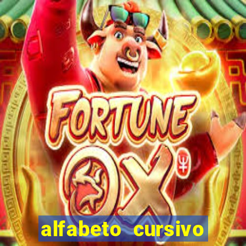 alfabeto cursivo pontilhado para imprimir pdf